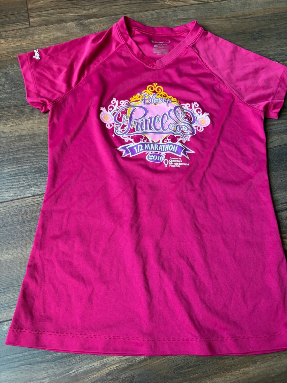 Disney Princess Pink Half Marathon Performance Tee